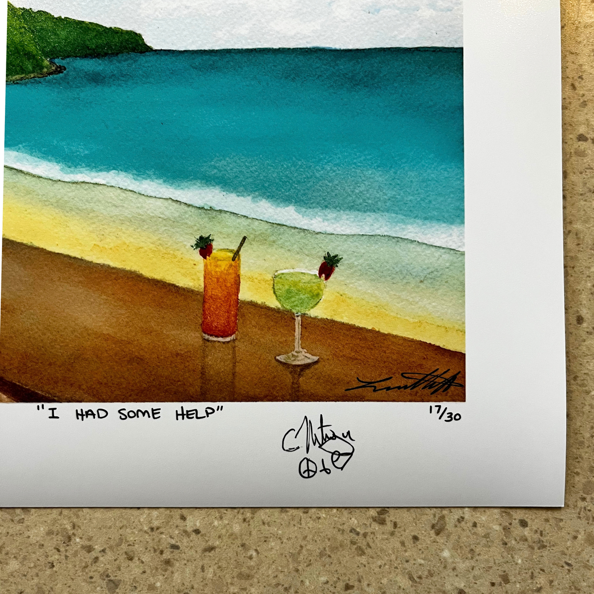 I Had Some Help Limited Edition Art Print
