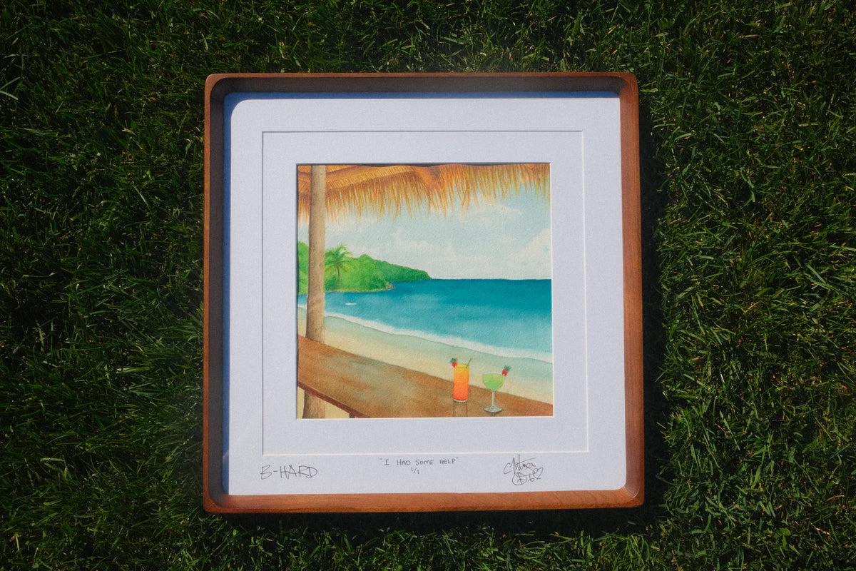 Original Water Color Painting "I Had Some Help"